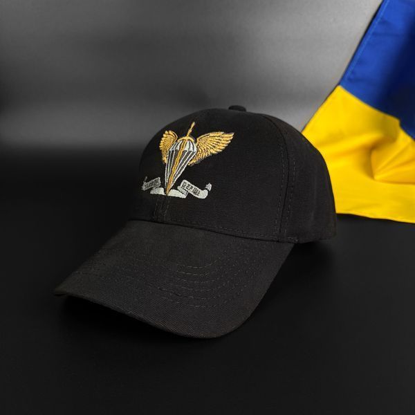 Кепка (бейсболка) з символікою ДШВ Чорний 2560717733 фото