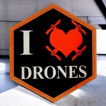 "I love drones" патч / шеврон 2435254136 фото