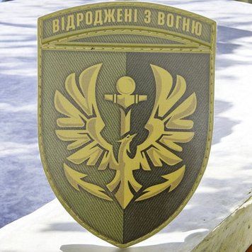 380 батальон резерва морской пехоты Возрожденные из огня олива патч / шеврон 2379264954 фото