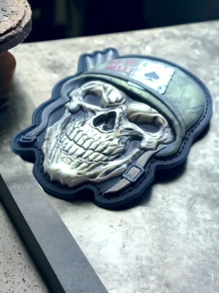 &ldquo;Skull.Go to hell&rdquo; шеврон / патч 2025546342 фото