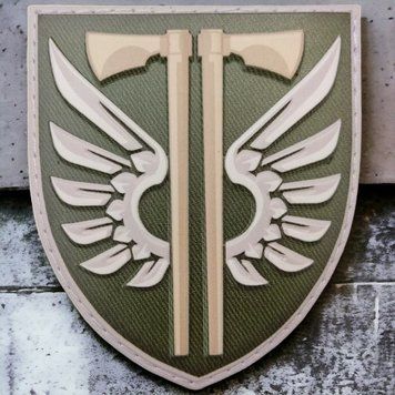 77 отдельная аэромобильная бригада новый полевой ВСУ шеврон / патч 2113271154 фото