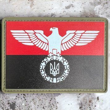Орел Свободи червоно-чорний патч / шеврон 2444917636 фото