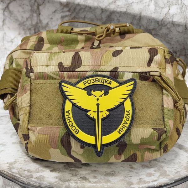 Воєнна розвідка України сова шеврон / патч 2293848057 фото