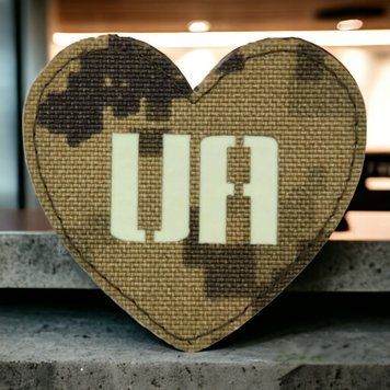 Сердце UA Laser Cut шеврон / патч 2036516161 фото
